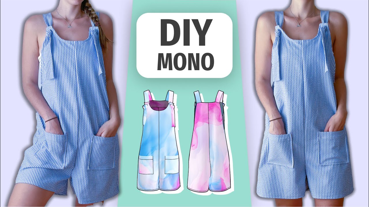 Como hacer un Mono Oversize paso a paso  | Patrón de Costura en PDF