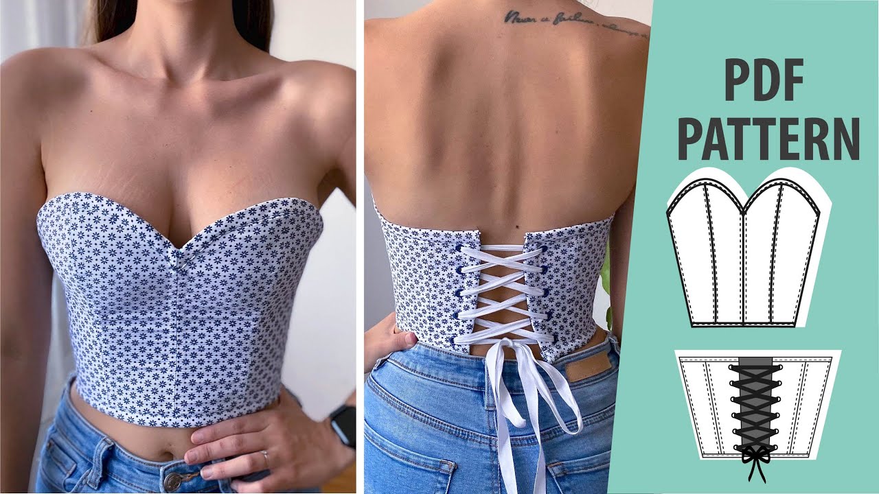 DIY CORSET | Cómo hacer un corset | TUTORIAL DE COSTURA + PATRÓN