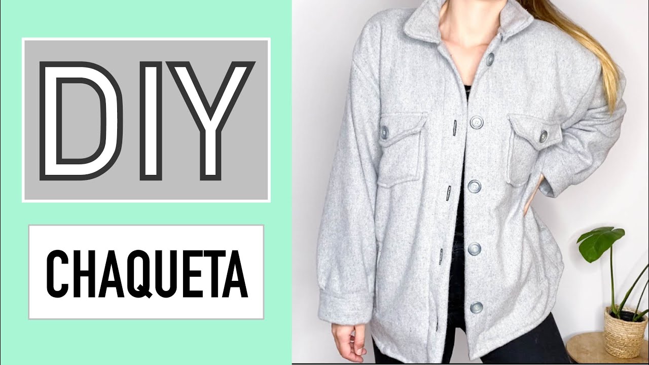 DIY Chaqueta | Cómo hacer un Abrigo FÁCIL para mujer