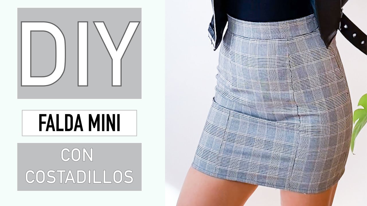DIY Falda MINI con COSTADILLOS