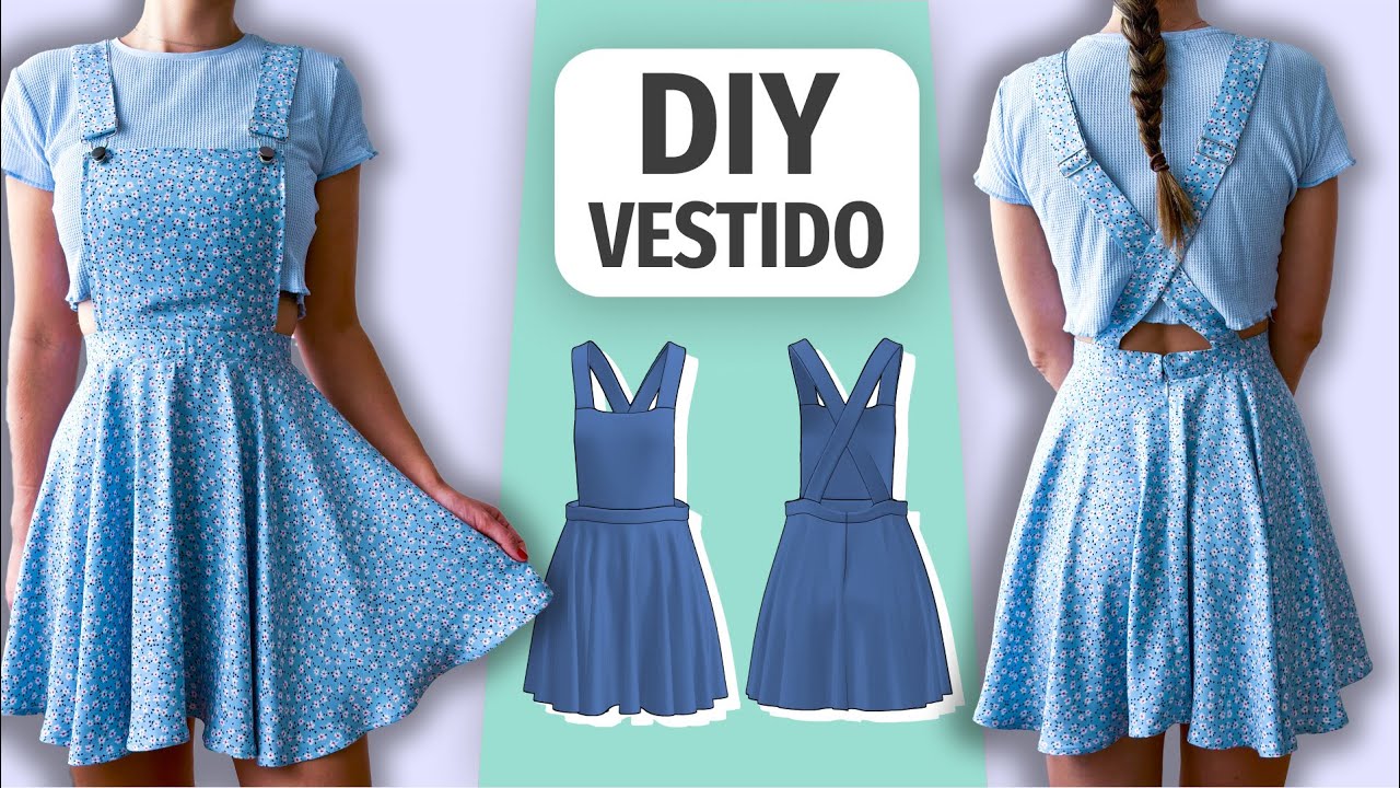 Haz tu propio Vestido Peto Overall | Patrón de costura en PDF