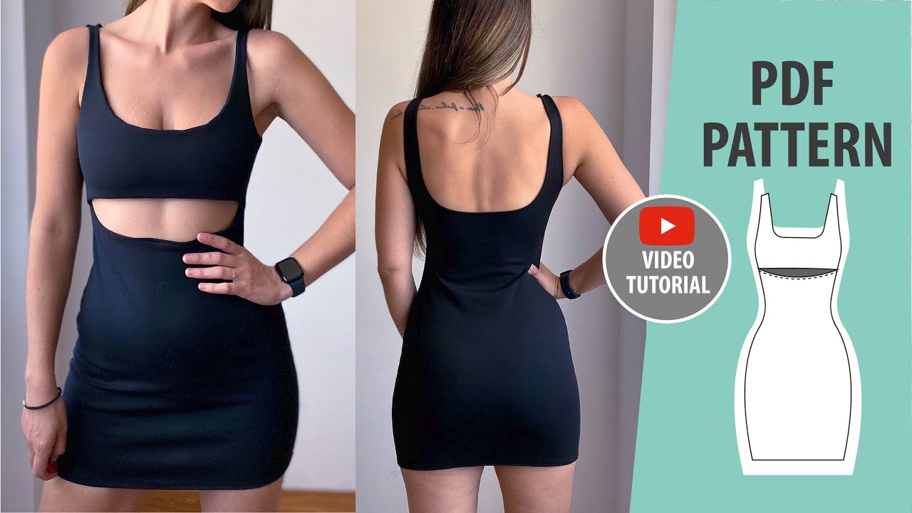Cómo hacer un VESTIDO de Verano AJUSTADO | Tutorial de costura | DIY