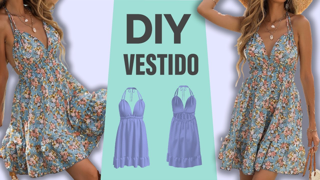 Haz tu propio VESTIDO DE VERANO con este sencillo tutorial | Patrón de costura en PDF