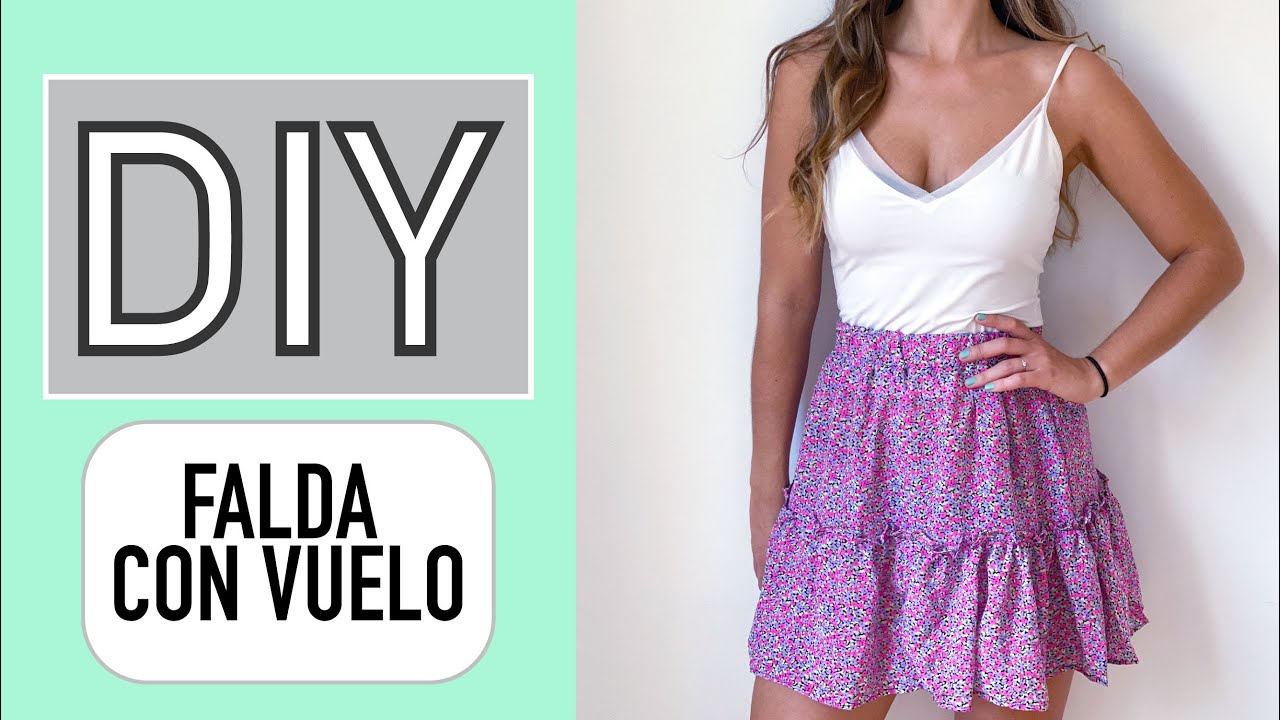 Cómo hacer una FALDA sencilla en 5 MINUTOS | Patrones de Costura en PDF