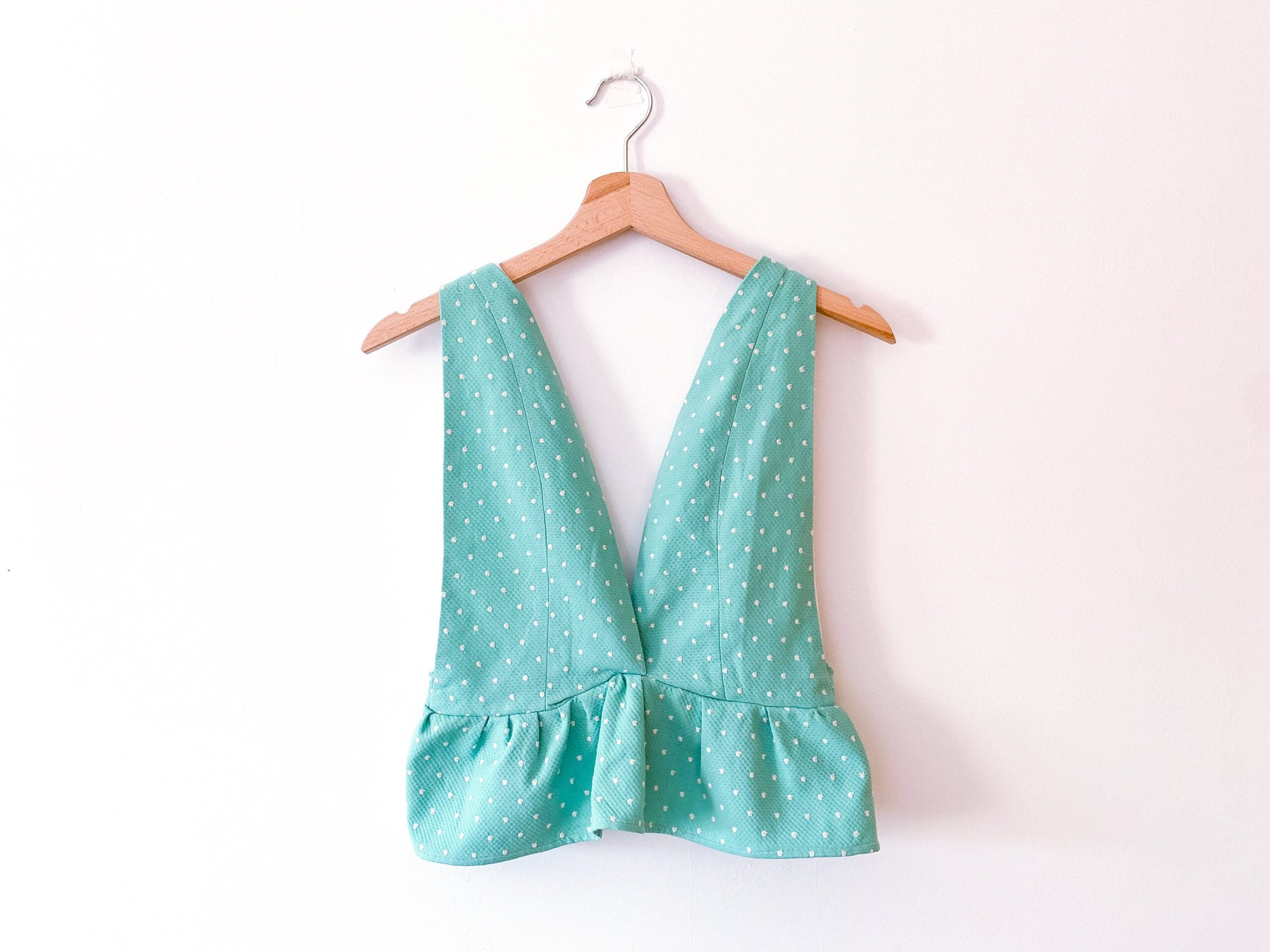 Peplum Deep V Neck Top Sewing Pattern – Moon