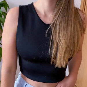 Fitted Crop Top Sewing Pattern Lace Up Back – Malves