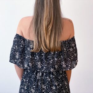 Off Shoulder Ruffle Crop Top Sewing Pattern – Lexa