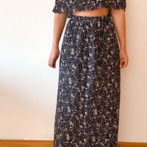 Off-Shoulder Top & Maxi Skirt Sewing Pattern Bundle (PDF)