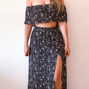Off-Shoulder Top & Maxi Skirt Sewing Pattern Bundle (PDF)