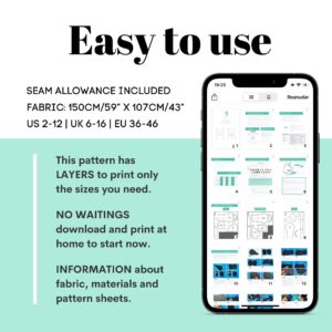 Off Shoulder Crop Top Sewing Pattern with Long Sleeves – Lian