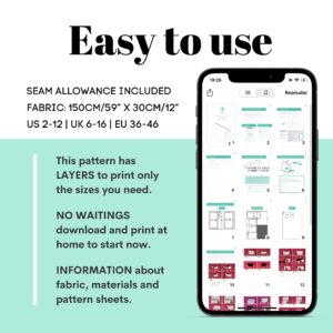Triple Zipper Pouch Sewing Pattern