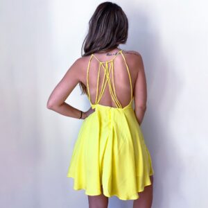Backless Strappy Mini Dress Sewing Pattern – Sora