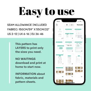 Large Tote Bag Sewing Pattern – Dona