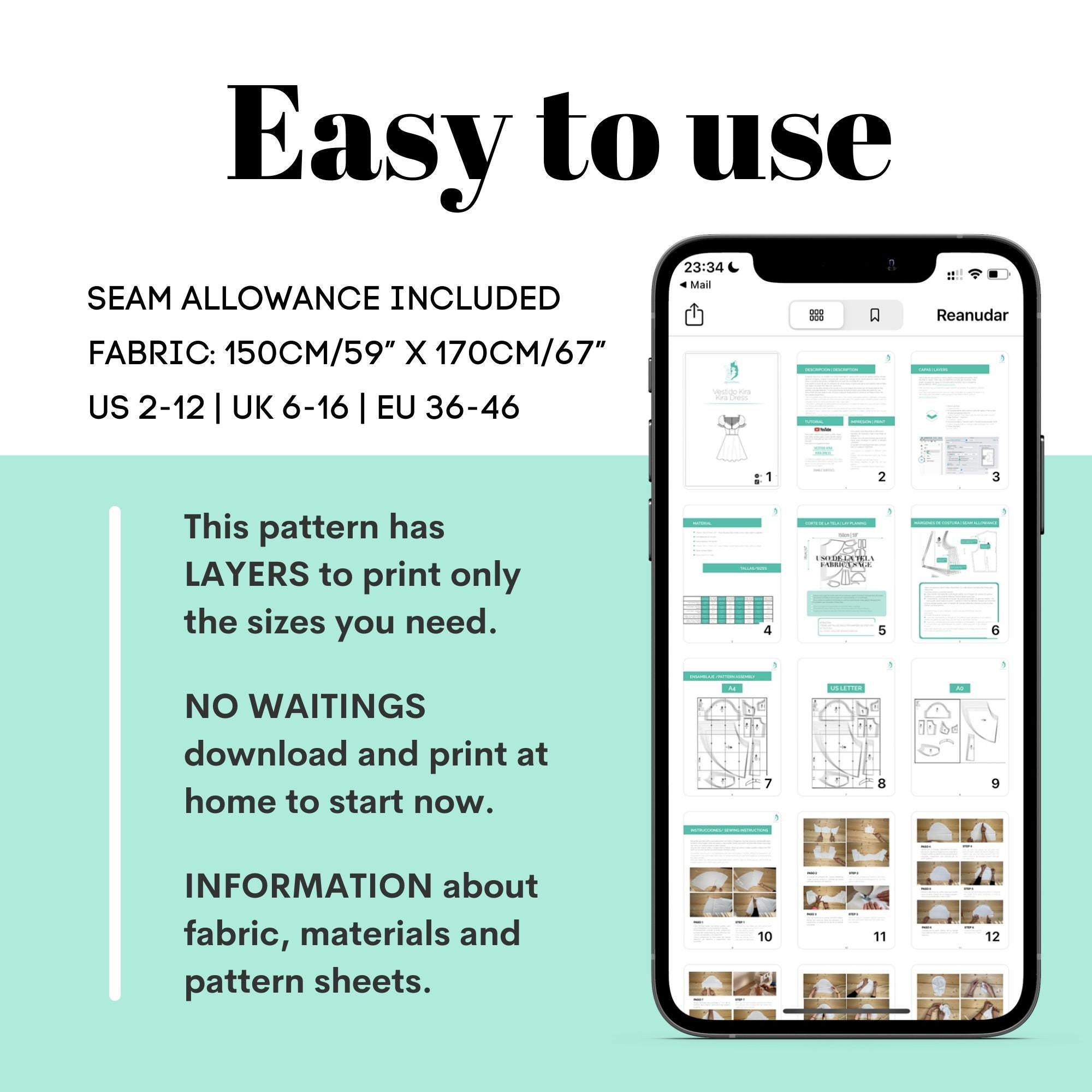 Milkmaid & Babydoll Dress Sewing Pattern BUNDLE (PDF Pattern)