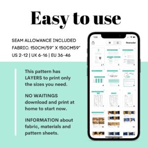 Slip Dress Sewing Pattern BUNDLE (PDF)