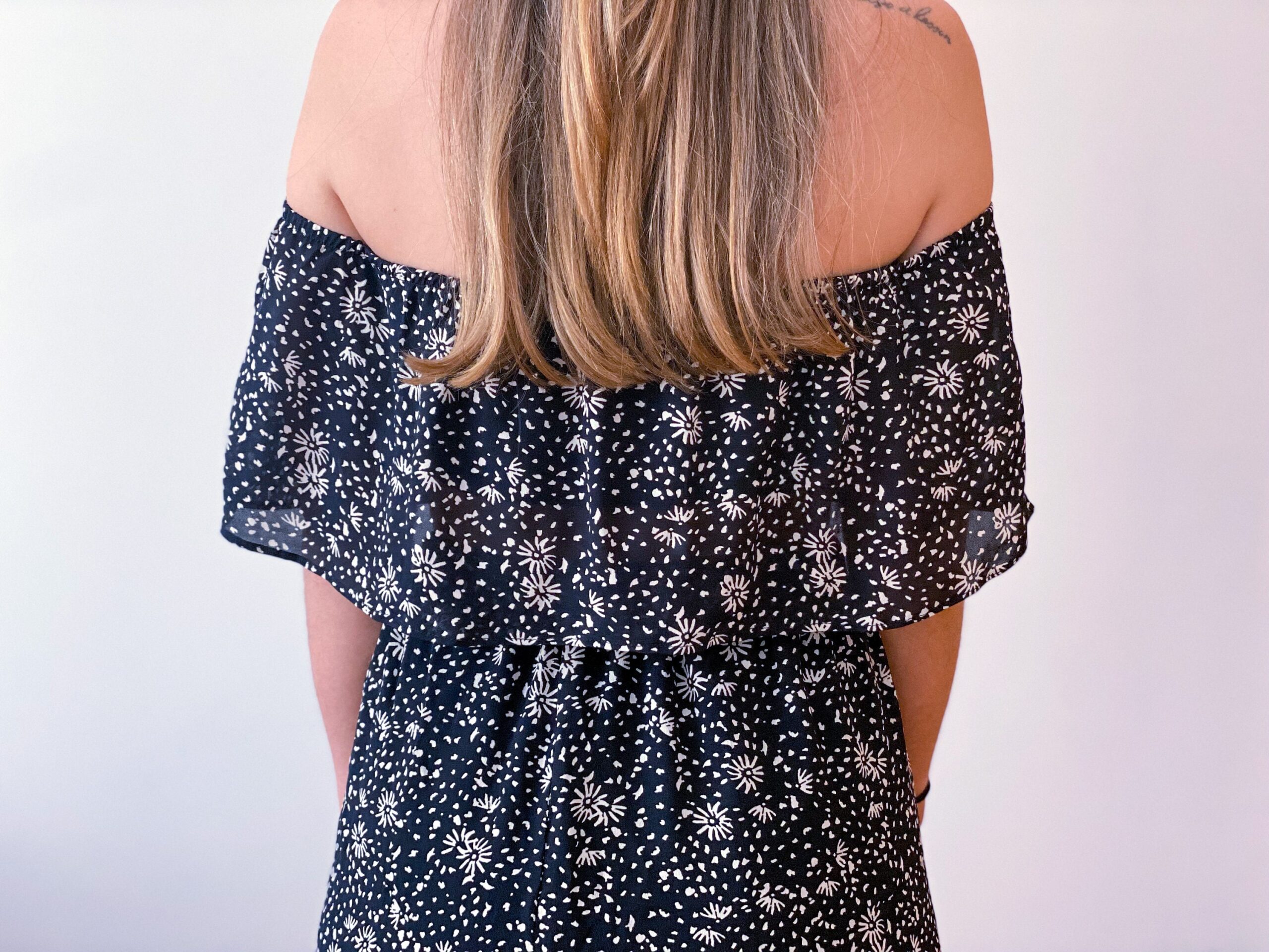 Off-Shoulder Top & Maxi Skirt Sewing Pattern Bundle (PDF)
