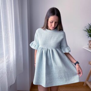 Smock Mini Dress Sewing Pattern – Karen