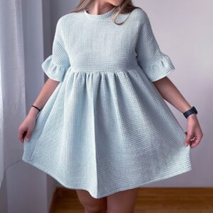 Smock Mini Dress Sewing Pattern – Karen