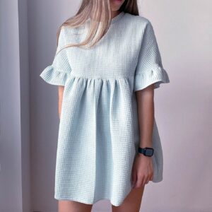 Smock Mini Dress Sewing Pattern – Karen