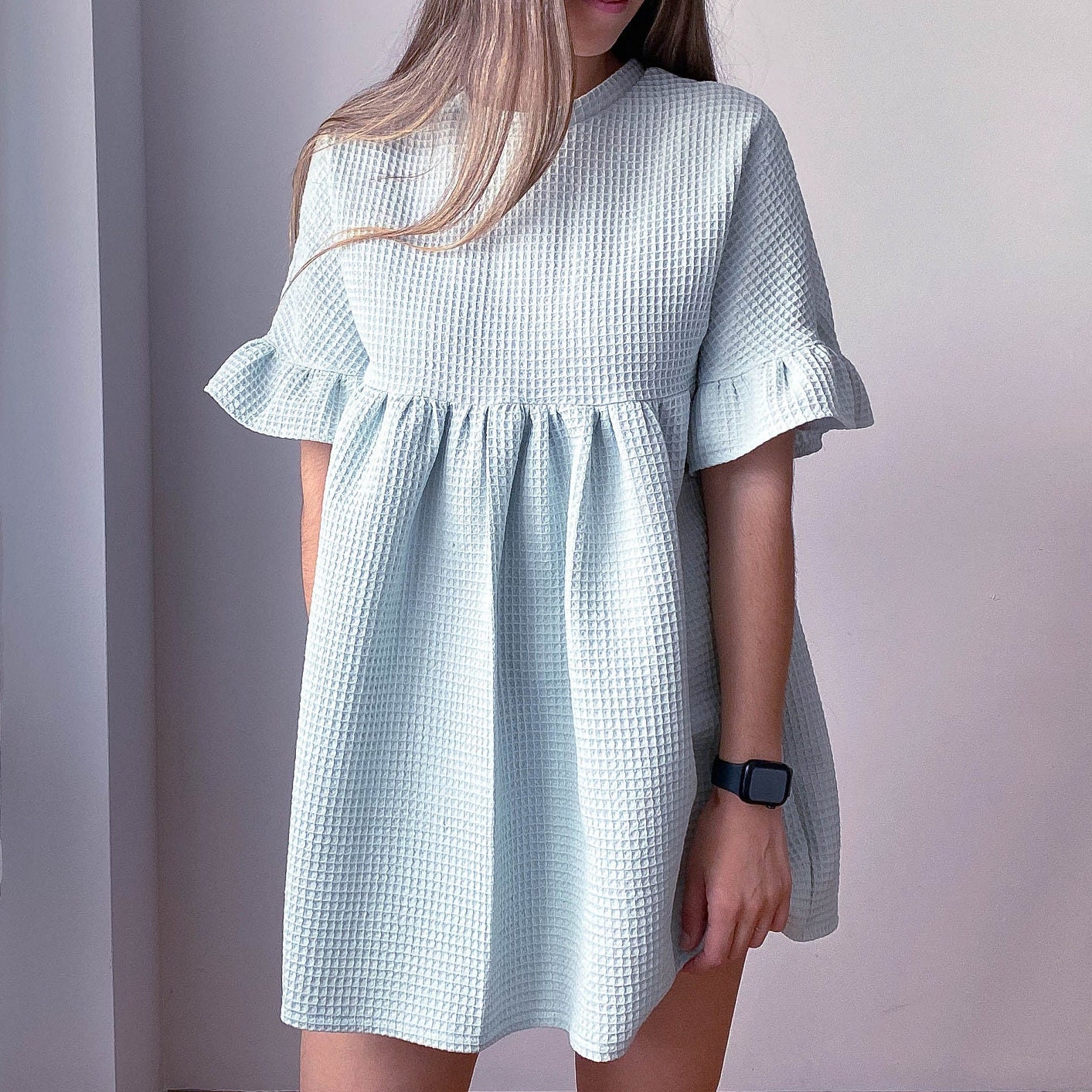 Smock Mini Dress Sewing Pattern – Karen