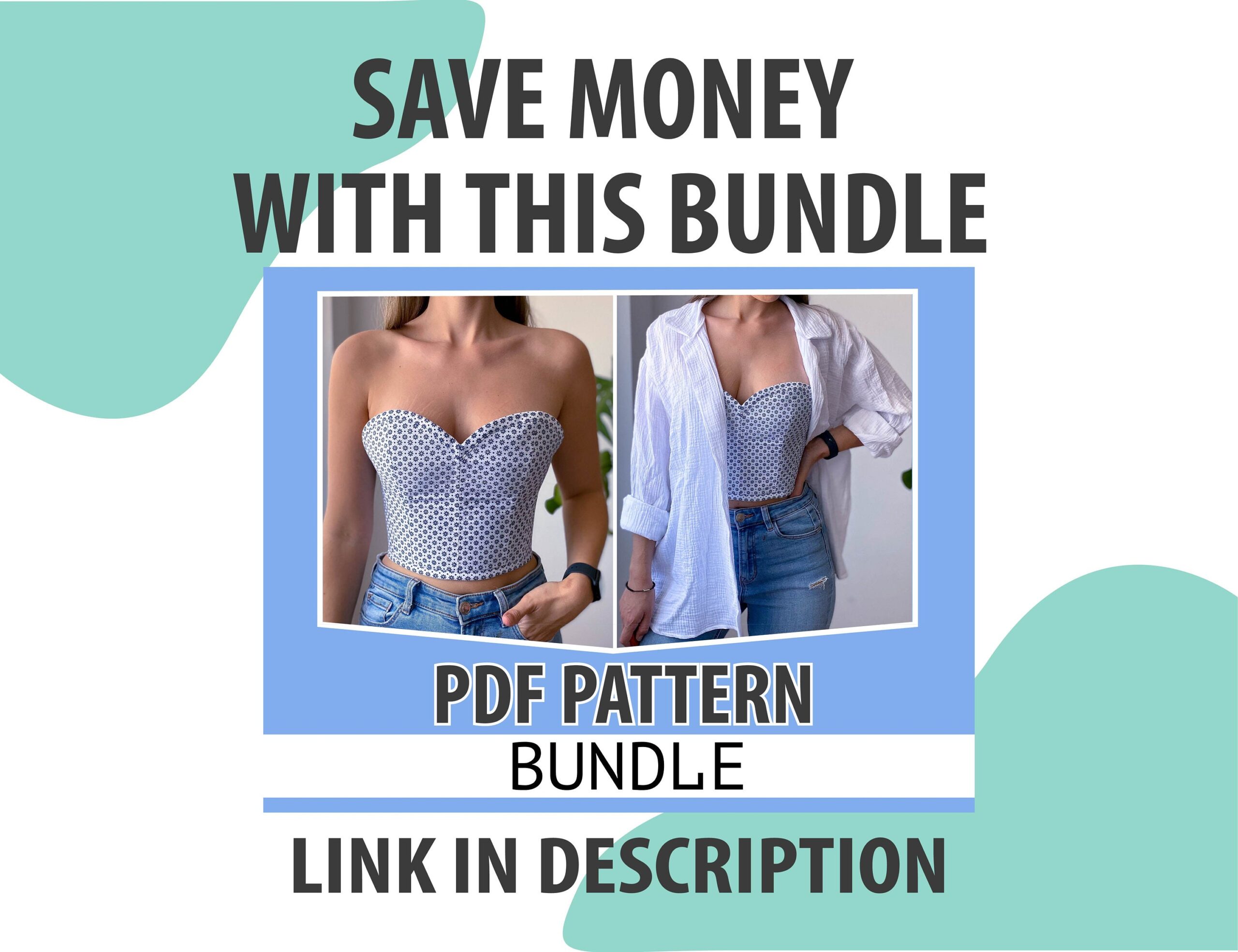 Sweetheart Strapless Corset Sewing Pattern – Melody