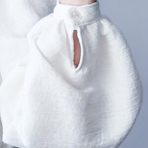 Peplum Blouse Sewing Pattern with Bishop Sleeves