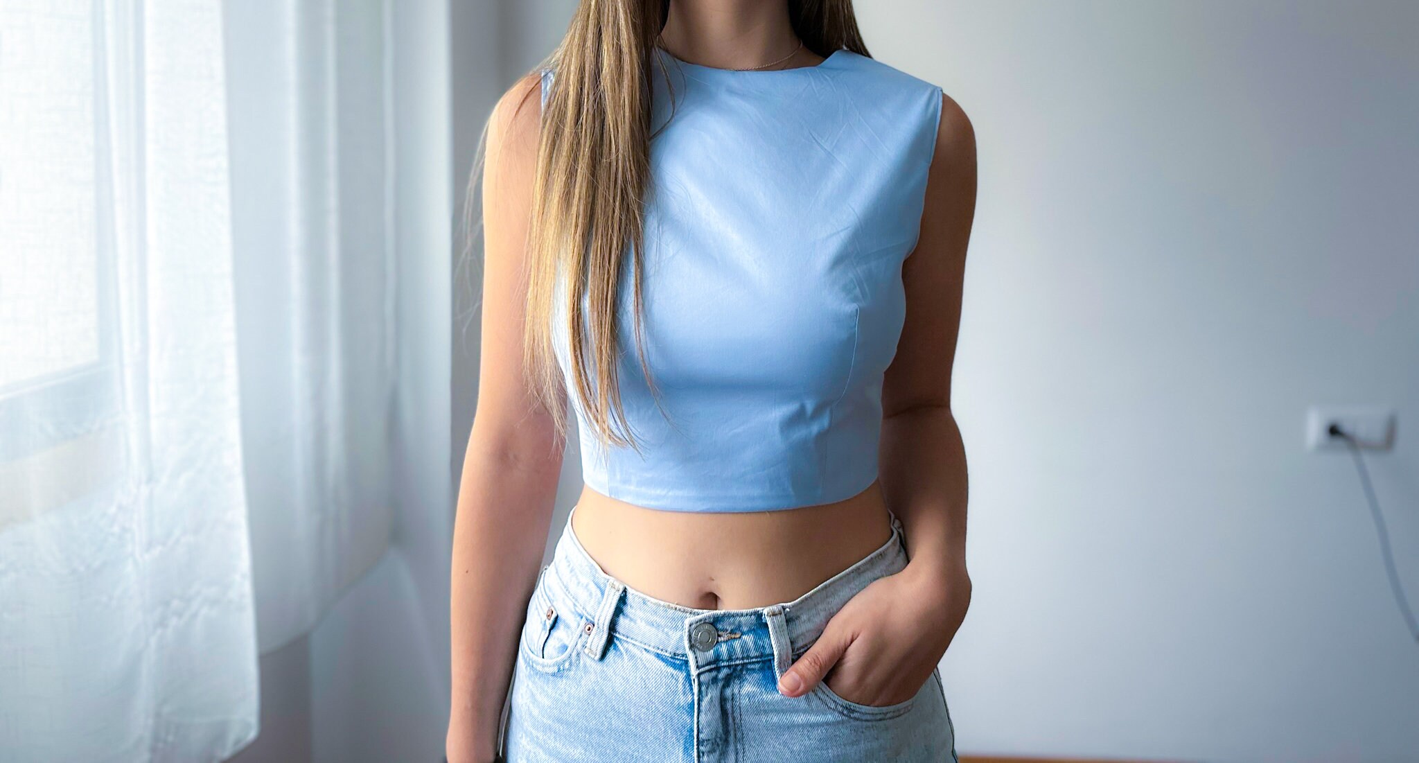 Backless Tie Crop Top Sewing Pattern – Lia