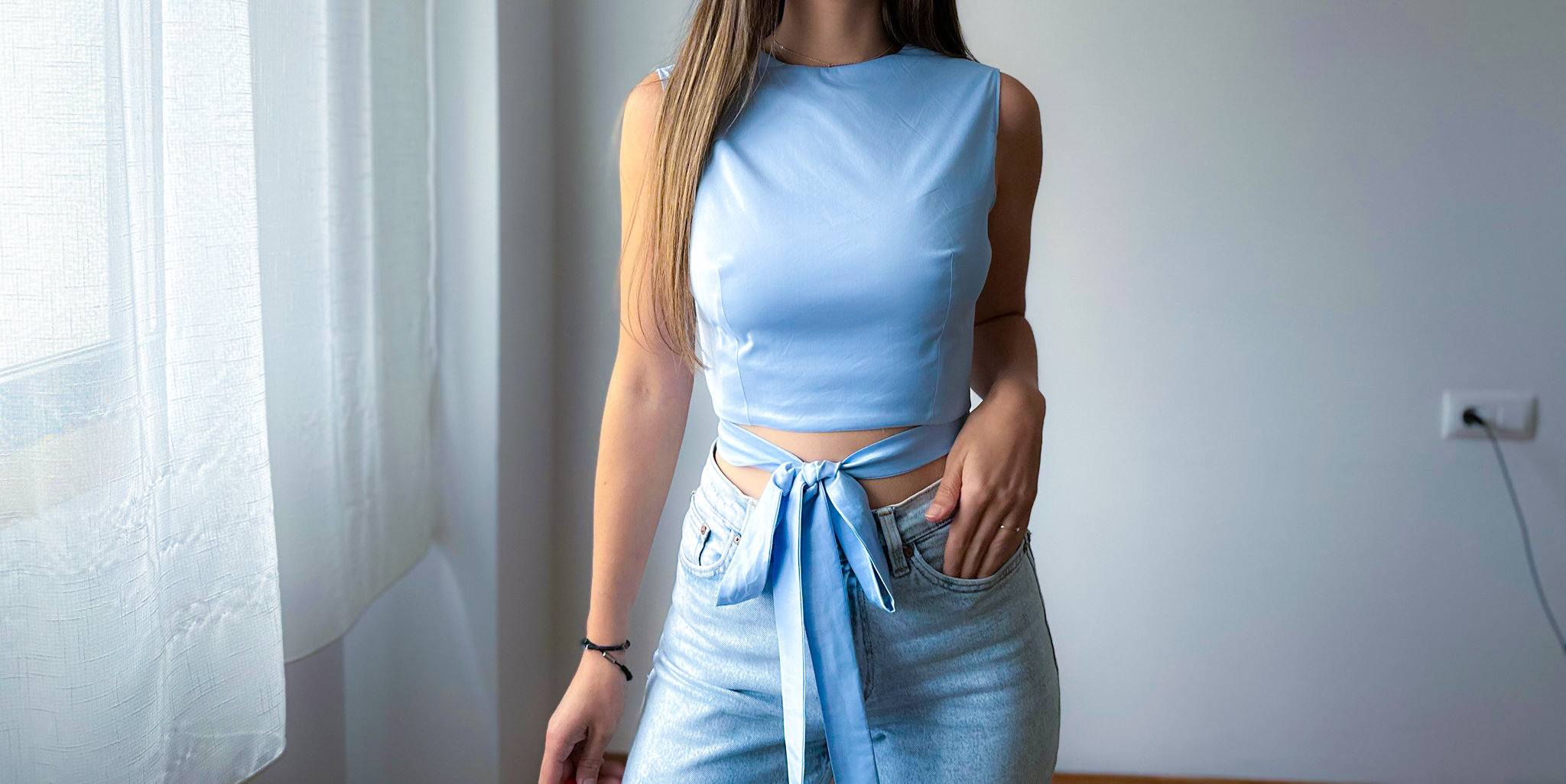 Backless Tie Crop Top Sewing Pattern – Lia
