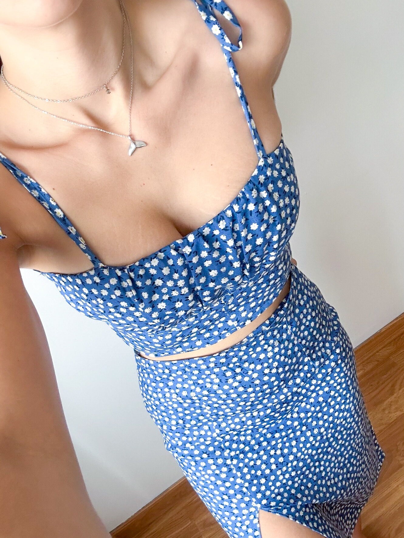 Summer Crop Top & Slit Skirt Sewing Pattern (PDF Download)
