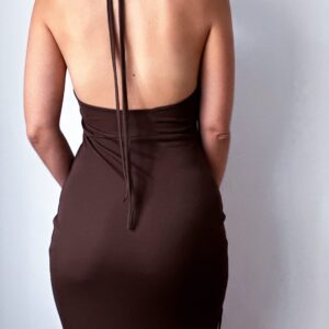 Backless Halter Maxi Dress Sewing Pattern – Tabitah