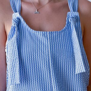 Short Overalls Sewing Pattern with Tie Straps – Vera
