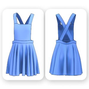 Pinafore Dress Sewing Pattern  – Abby