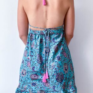 Strappy Mini Dress Sewing Pattern with Open Back – Allison