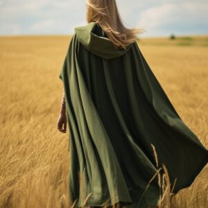 Medieval Hooded Cloak Sewing Pattern