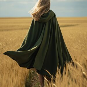 Medieval Hooded Cloak Sewing Pattern