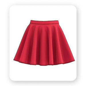 Mini Circle Skirt Sewing Pattern – Elis