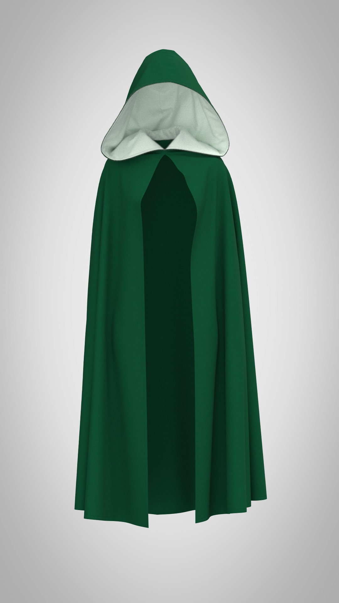 Medieval Hooded Cloak Sewing Pattern