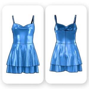 Cowl Neck Romper Sewing Pattern – Starla