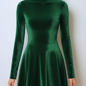 Mock Neck Mini Dress Sewing Pattern Long Sleeve – Ohio