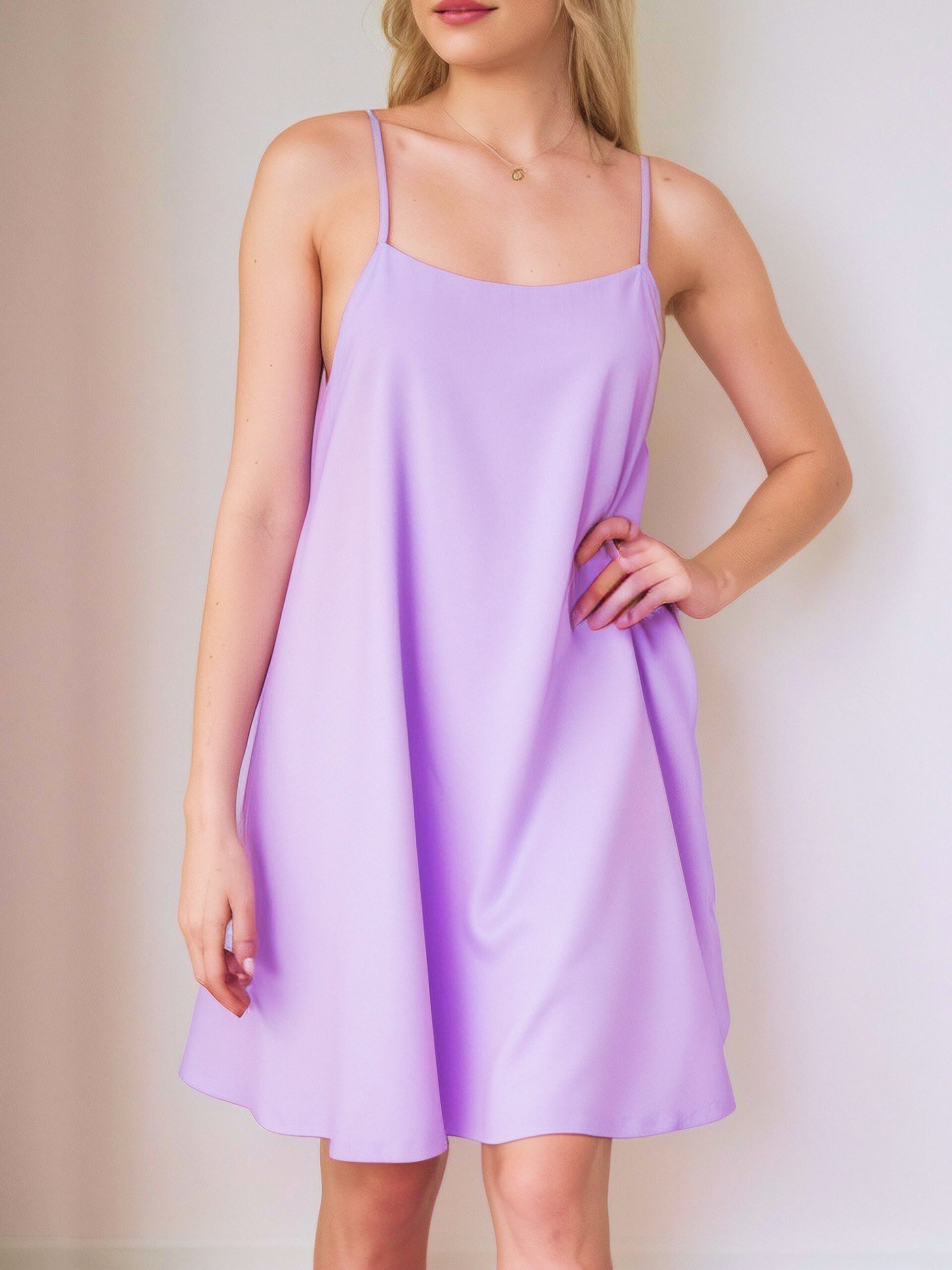 Basic Swing Mini Dress Sewing Pattern – Wylla