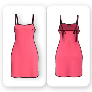 Basic Mini Slip Dress Sewing Pattern – Kody