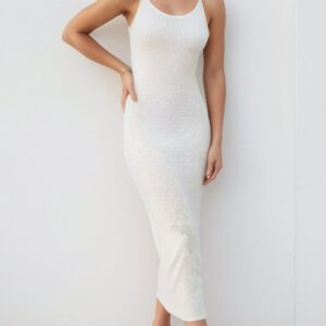 Midi Slip Dress Sewing Pattern with Slit – Violet