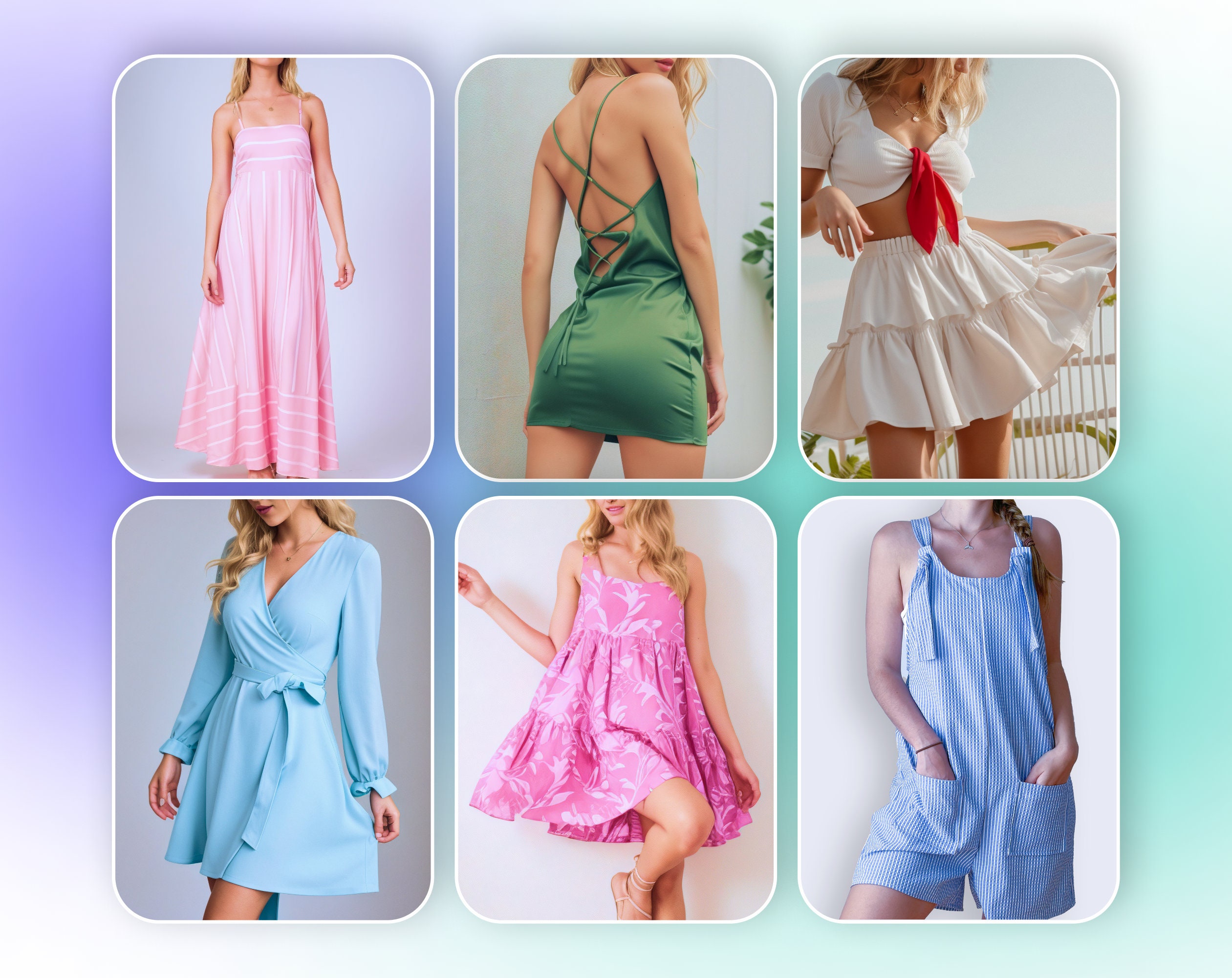WHOLE SHOP Bundle Sewing Pattern for Womens, Beginner Sewing Patterns, Lifetime Access, Multi-Size