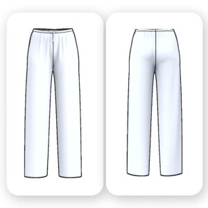 Linen Wide Leg Pants Sewing Pattern – Mica