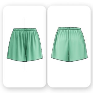 Elastic Waist Shorts Sewing Pattern – Lele