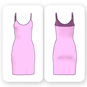 Bodycon Mini Dress Sewing Pattern – Katherina