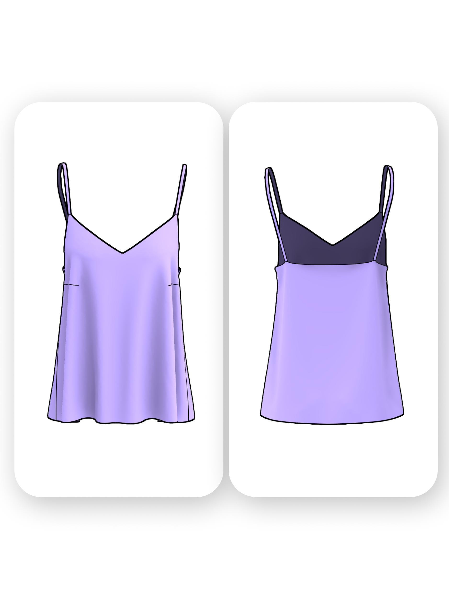 V Neck Camisole Sewing Pattern – Matt