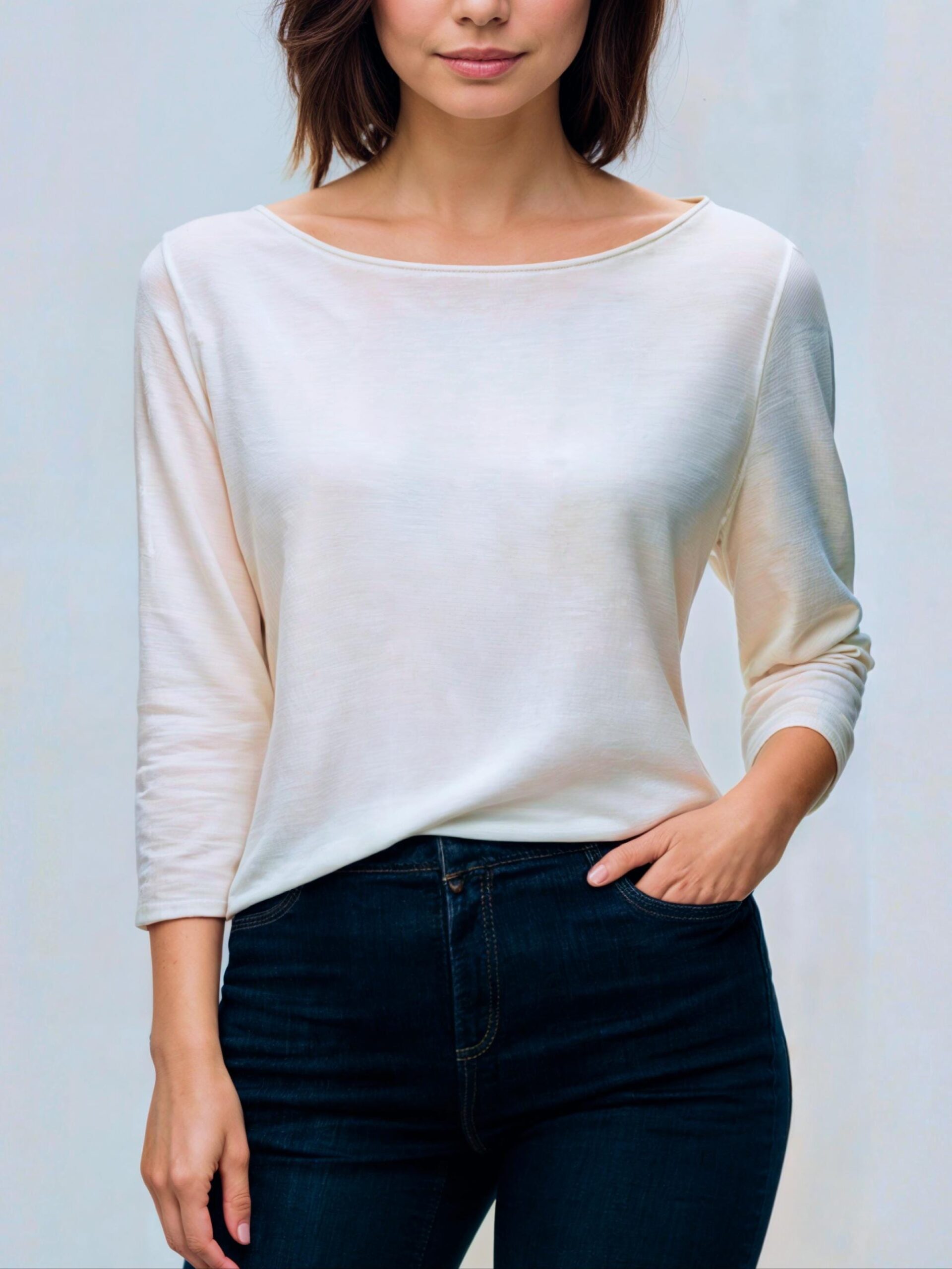 Boat Neck T Shirt Sewing Pattern – Jenna