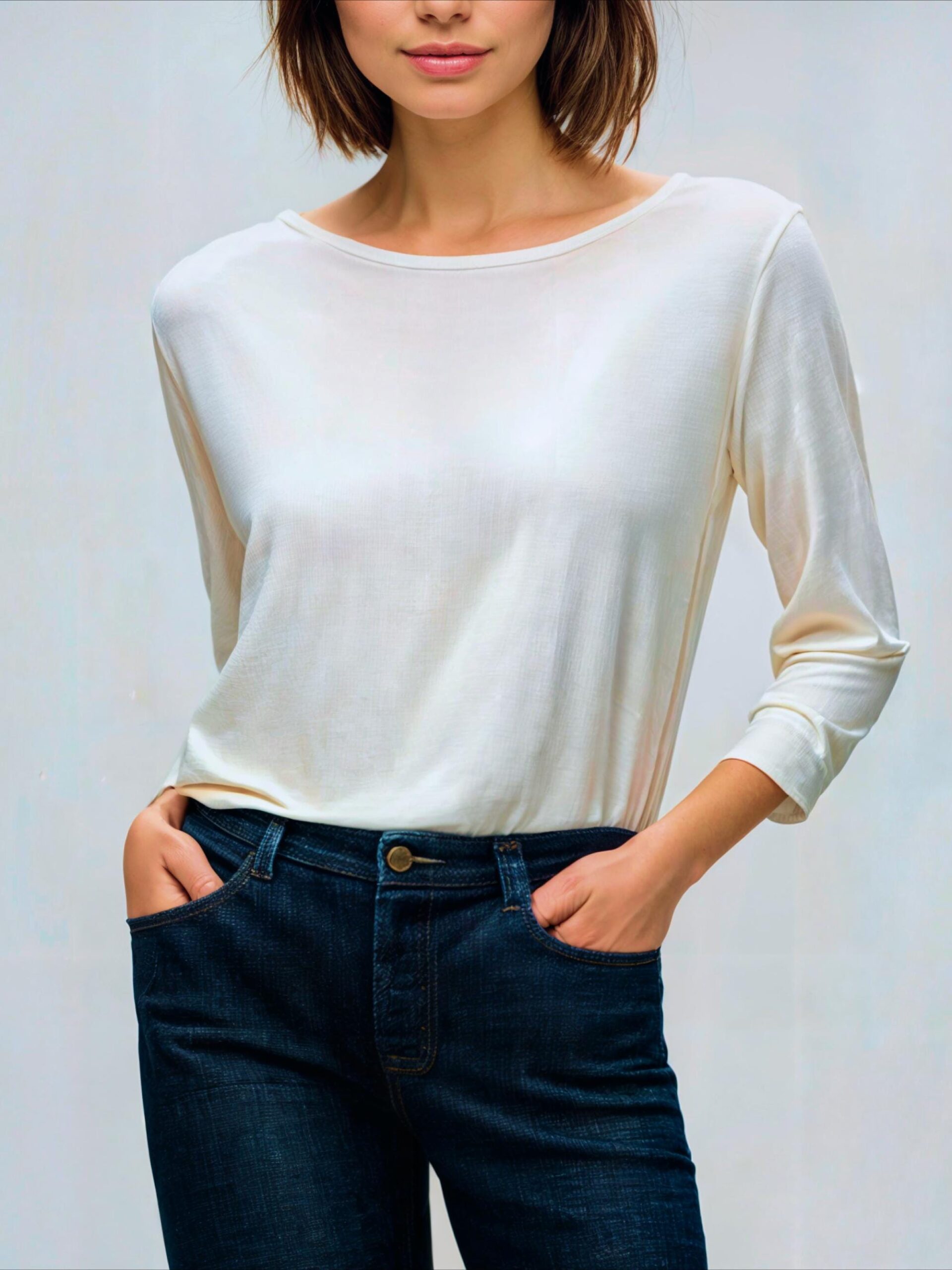 Boat Neck T Shirt Sewing Pattern – Jenna