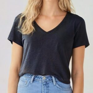 V Neck T Shirt Sewing Pattern with Short Sleeves – Candice